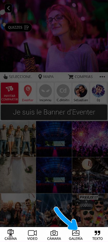 icono galería de la barra de añadir