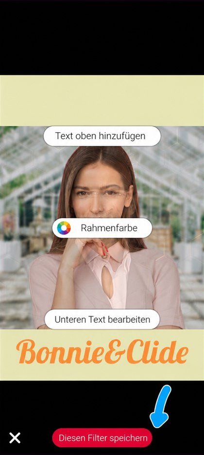 Schaltfläche Diesen Filter speichern