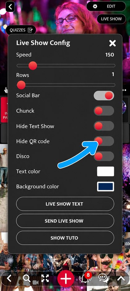 hide qr code switch
