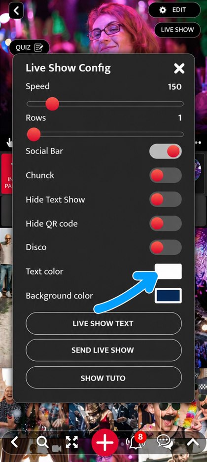 text colour swatch