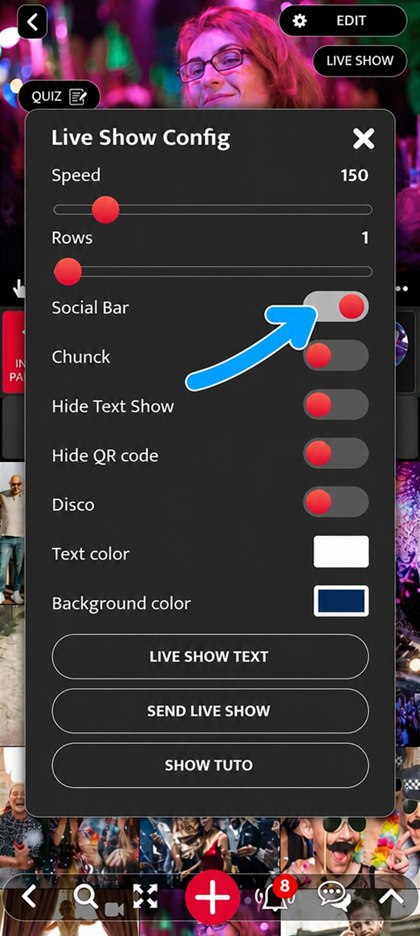 social bar switch