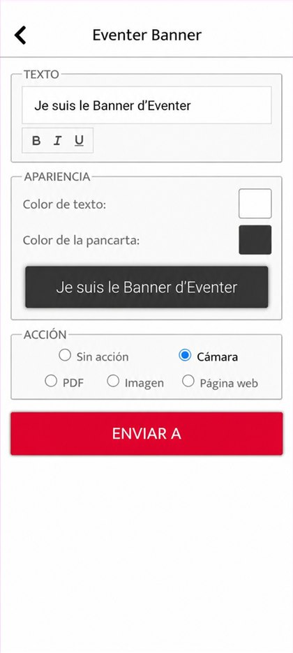 ajustes del banner eventer