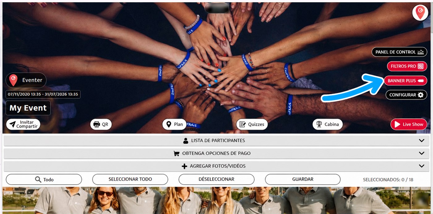 botón banner plus en eventer web