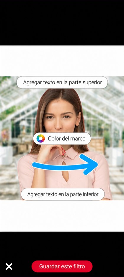 elección del marco del filtro