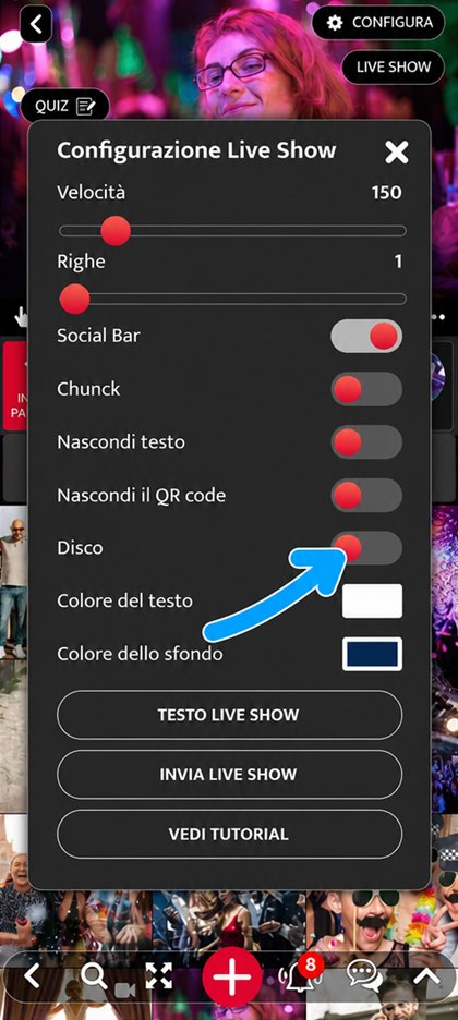 interruttore disco
