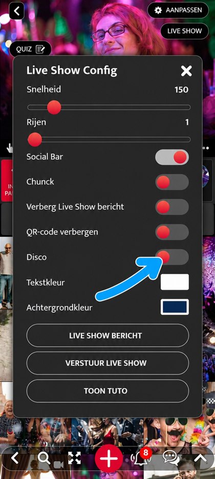 schakelaar disco