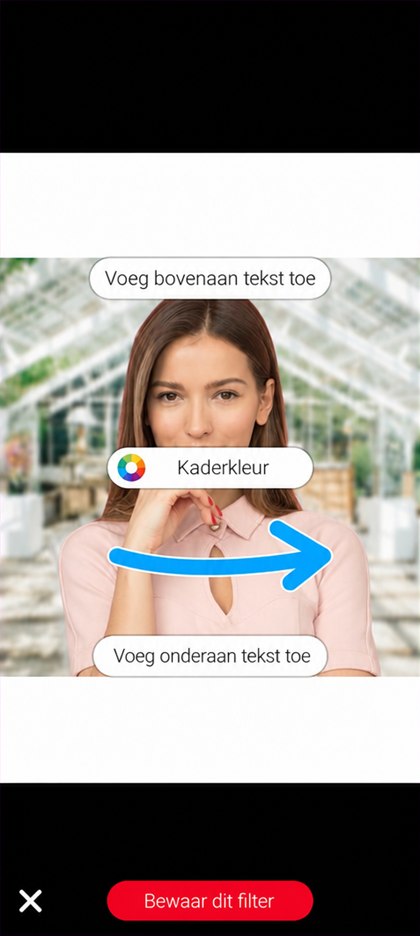 keuze van het kader van het filter
