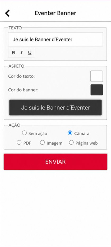 definições do banner eventer