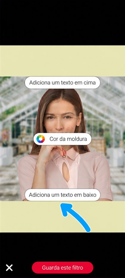 botão adiciona um texto em baixo