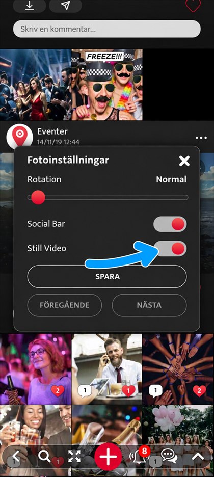 reglaget Still Video