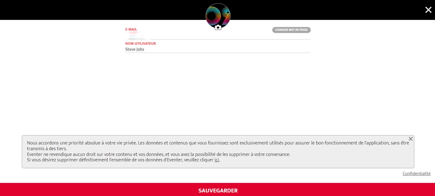 lien de suppression des donnees