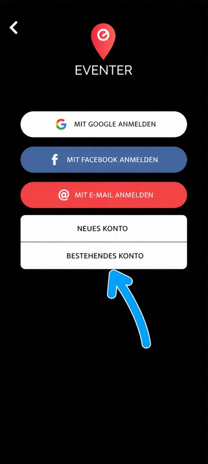 Bestehendes Konto