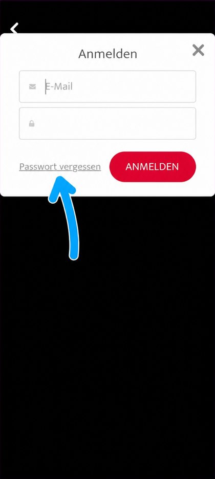 Link Passwort vergessen