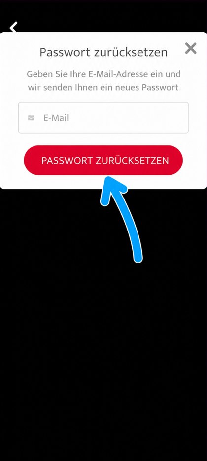 Passwort zurücksetzen