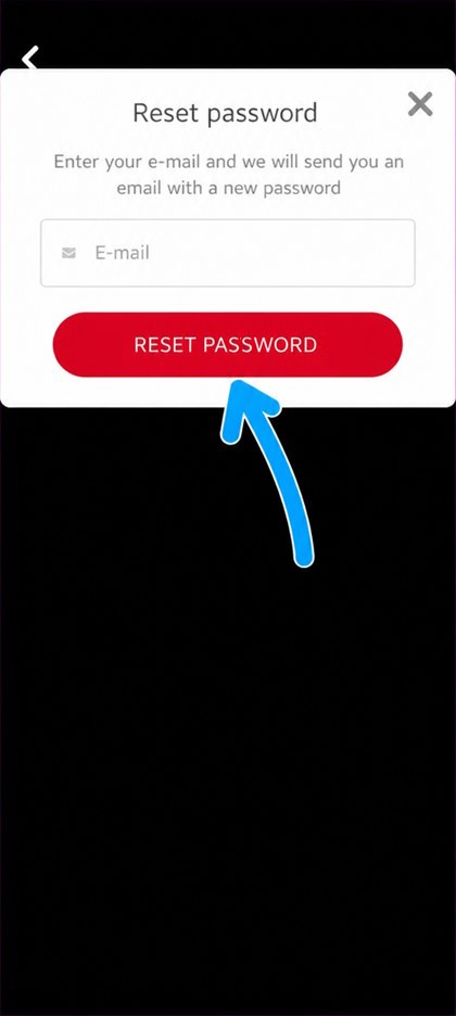 reset password