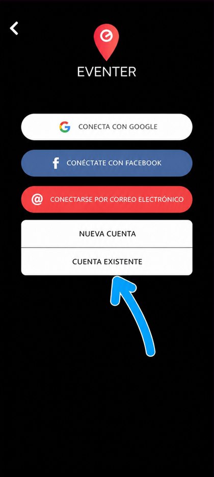 cuenta existente
