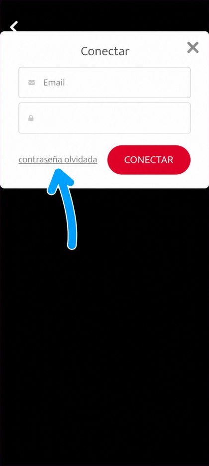 enlace contraseña olvidada