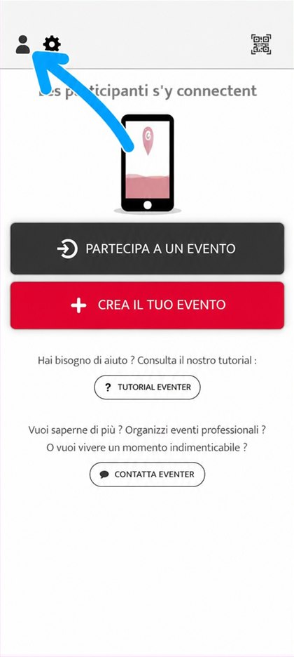 clic sull’icona del profilo