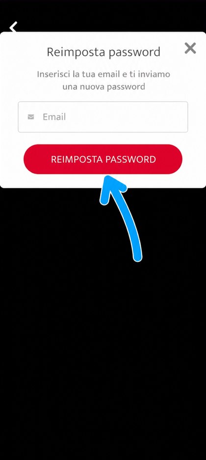 reimposta password
