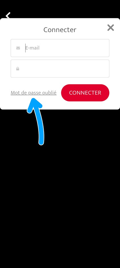 lien mot de passe oublie