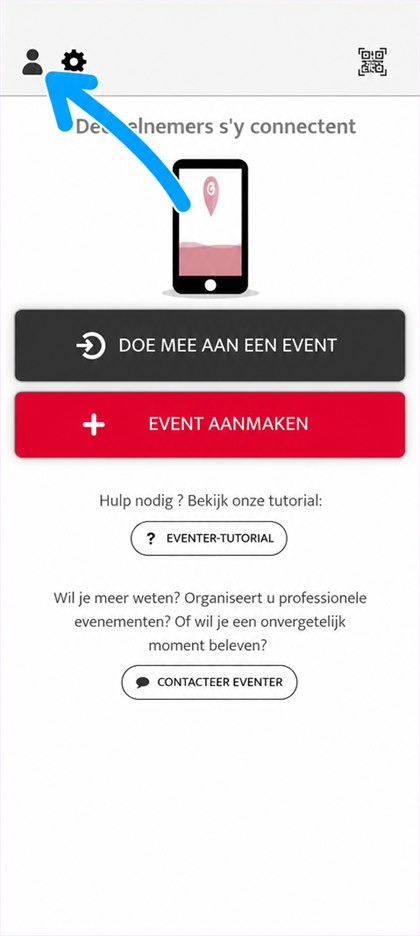 klik op het profielicoon