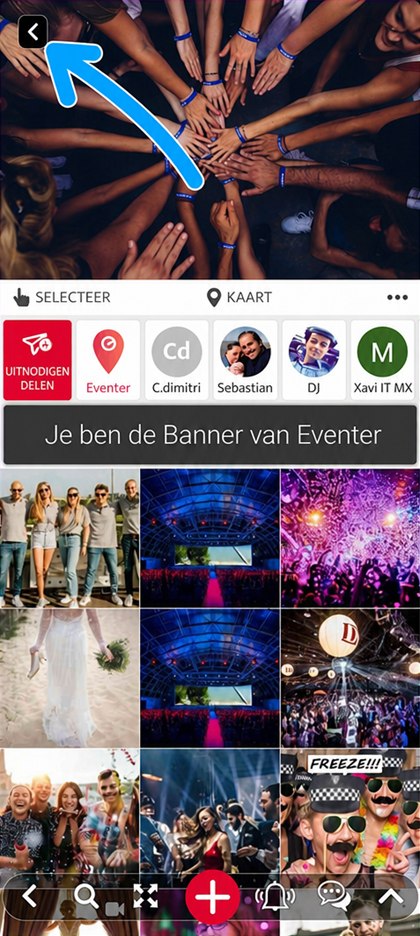 pijl terug naar de lijst met evenementen