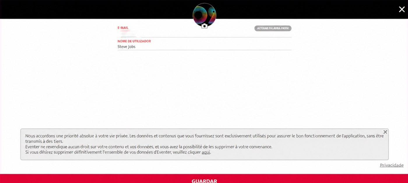 link para apagar os dados