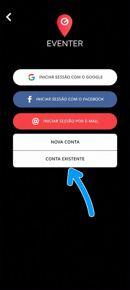 conta existente
