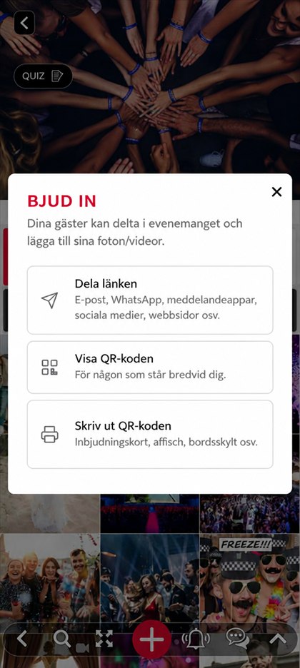 sätt att bjuda in