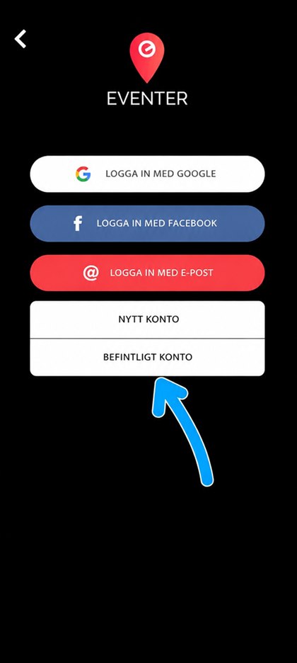 befintligt konto